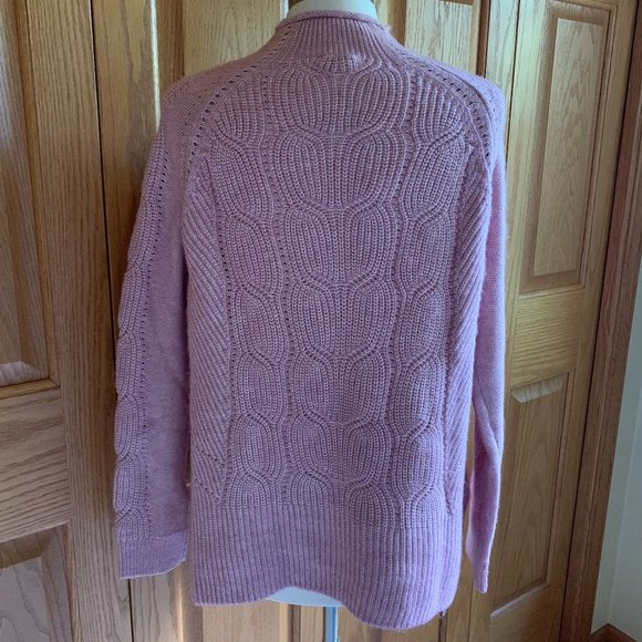 TALBOTS - Pointelle Detail Mockneck - NEW with Tag - Picture 8 of 10